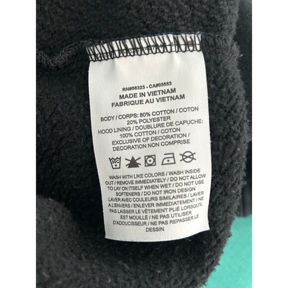 Nike Celtics Women’s Black Cropped Hoodie Sz M Sportswear Sporty Streetwear NBA - Picture 11 of 11